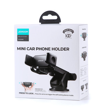 Auto Smartphone rukoväť na čiernom paneli
