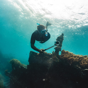 Satz von Befestigungszubehör für den GoPro DJI insta360 SJCAM Eken 118W1