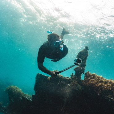 Satz des Befestigungszubehörs für den GoPro DJI insta360 SJCAM Eken 67W1