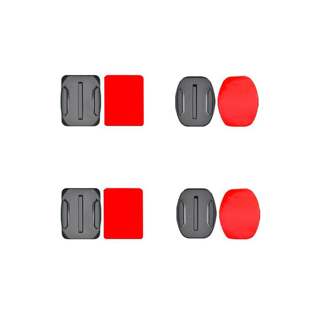 Montážní základny pro Gopro Dji Osmo Action Eken Sjcam Insta360 Sportovní fotoaparát s 3M páskou - 4 ks Montážní základny pro Gopro Dji Osmo Action Eken Sjcam Insta360 Sportovní fotoaparát s 3M páskou - 4 ks