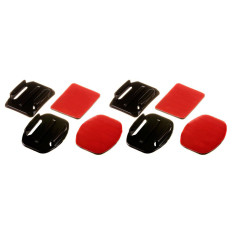 Bases de montagem para o GOPRO DJI OSMO Ação Eken SJCAM Insta360 Câmera esportiva com fita 3M - 4 pcs