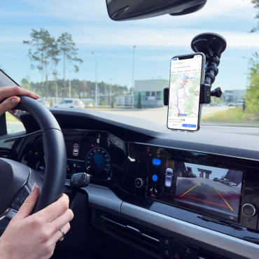 Rokturis ar iesūkšanas kausu sporta kameras GoPro DJI Insta360 SJCAM EKEN + viedtālruņa adapteris