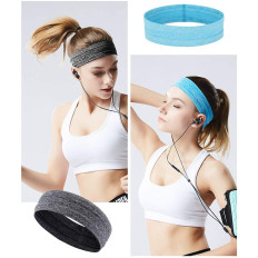 Diadema deportiva para correr ejercicios de fitness azul