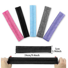 Sports headband for running Fitness exercises black