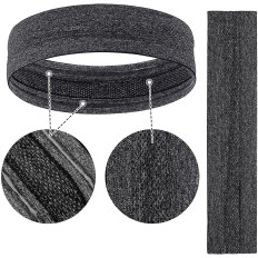 Sports headband for running Fitness exercises black