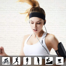 Sports headband for running exercise Fitness gray
