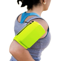 Running Arms hodebånd Fitness Armband M Green