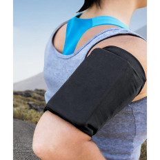Laufarm-Stirnband-Fitnessarmband L grau