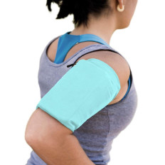 Running Arm's Headband Fitness Armband L Blå