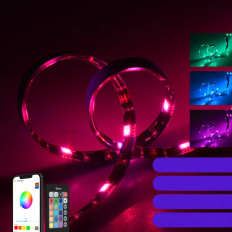LED inteligente impermeável RGB Piloto WiFi 5m Piloto