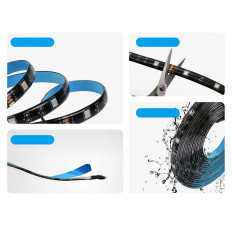 LED SMART WATERPROOF TAPE RGB Daljinski upravljalnik WiFi 2M napajalnik