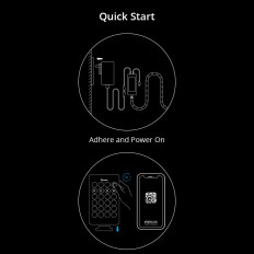 LED Smart Waterproof Tape RGB tālvadības pults WiFi 2m barošanas avots