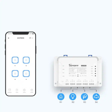 BRANCO INFARTANTE 4-CANAL RELAY WIFI WHITE 4CHR3