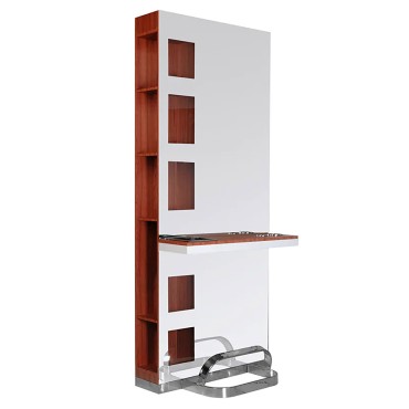 Console coiffure Gabbiano b058 cerisier — vue de face