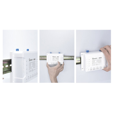 Interruttore WiFi a 4 canali intelligente wifi bianco 4CHR3