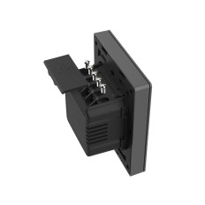 Intelligente 3-Kanal-Wandwandschalter schwarz M5-3C-80