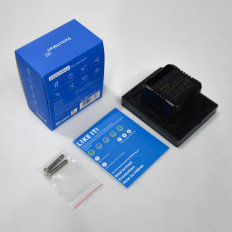 Interruptor de parede de parede de 3 canais inteligentes Preto M5-3C-80