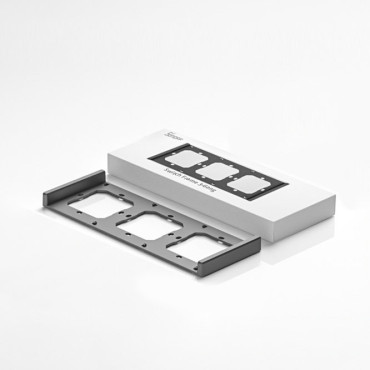 Quadro de montagem tripla para instalar interruptores de parede M5-80