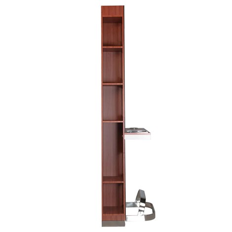 Console coiffure Gabbiano b058 cerisier — vue latérale