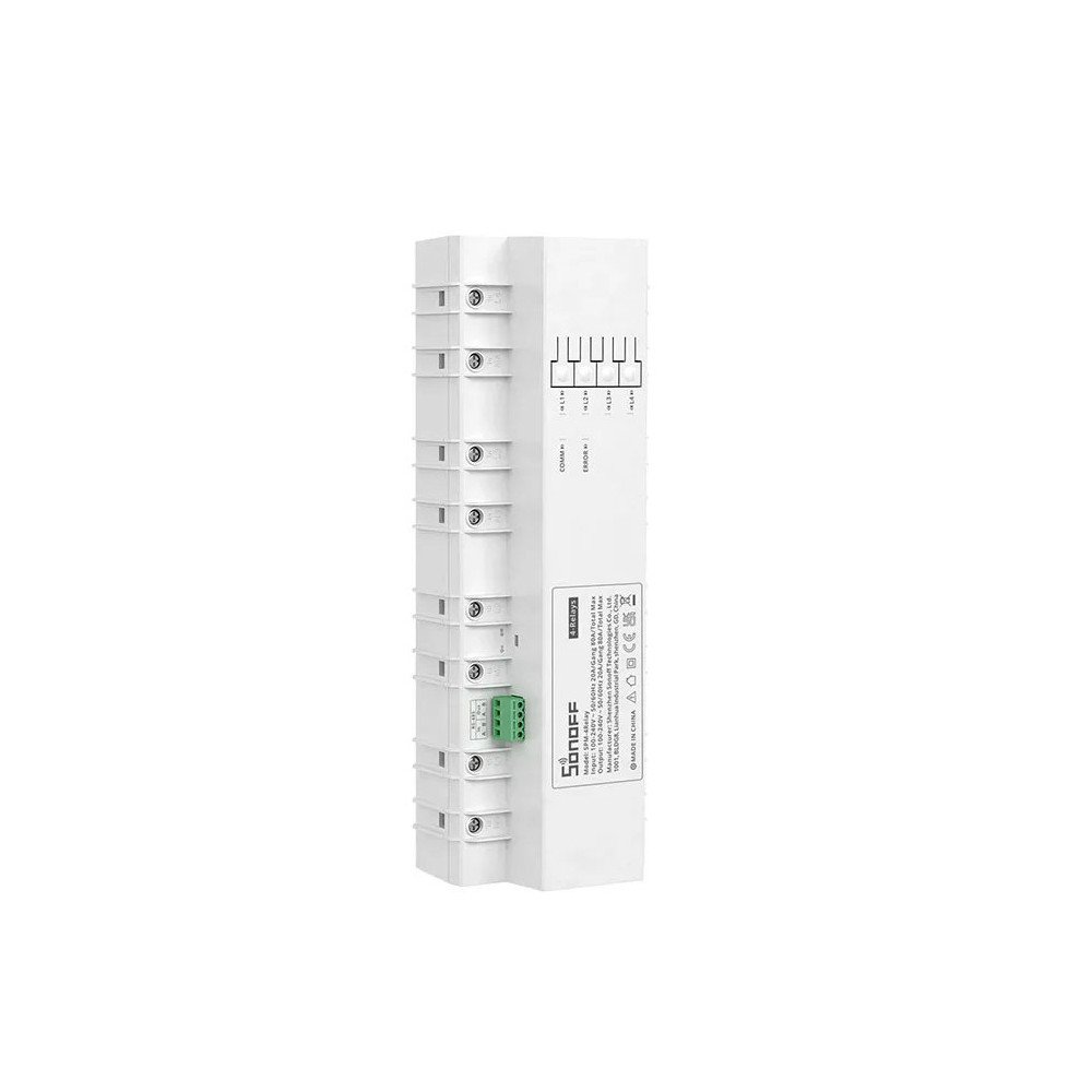 Medidor inteligente do consumo de potência do poder do Ethernet Ethernet de WiFi-4Relay