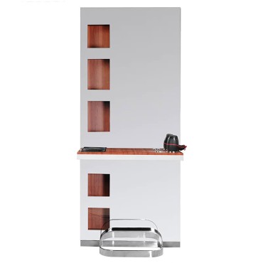 Console coiffure Gabbiano b058 cerisier — vue de face