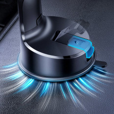 Suporte de carro para o seu cockpit de smartphone. Placa de distribuição. Preto