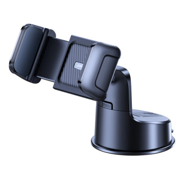 Suporte de carro para o seu cockpit de smartphone. Placa de distribuição. Preto