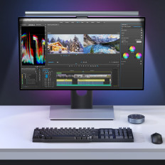 Bezdrátové LED osvětlení na obrazovce El Eleesense Black Monitor - 2ks sada.