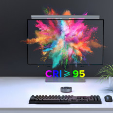 Bezdrôtové LED osvetlenie na obrazovke Black Monitor El Eleesense - 2ks sada.