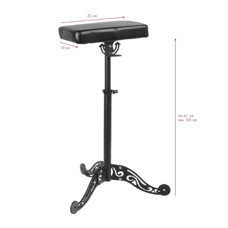 Pro Ink 709 sort tatoveringsstøtte til arm og fod