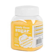 Colorful sugar for a candy yellow with a taste of balloon rubber 400g