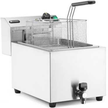 Electric Fryer Justerbar med en 400 V 66000 Trigger Trigger - 10 l - Hendi 209424