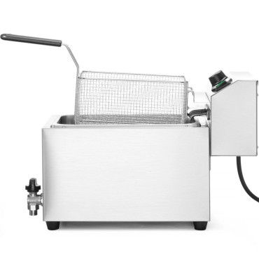 Electric Fryer Justerbar med en 400 V 66000 Trigger Trigger - 10 l - Hendi 209424