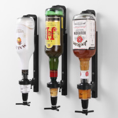 Support de bouteille de bar à fixer au mur - Hendi 598818