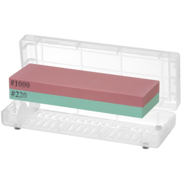 Japanse stenen mes slijpen naniwccy 220/1000 - Hendi 820667