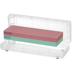 Japanse stenen mes slijpen naniwccy 220/1000 - Hendi 820667