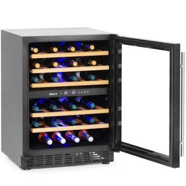 Geladeira Refrigerador de Vinho Duplo Double para 46 Garrafas 133 L 90 W