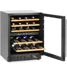 Kylskåp Double-Dry Vin Kylskåp för 46 flaskor 133 L 90 W