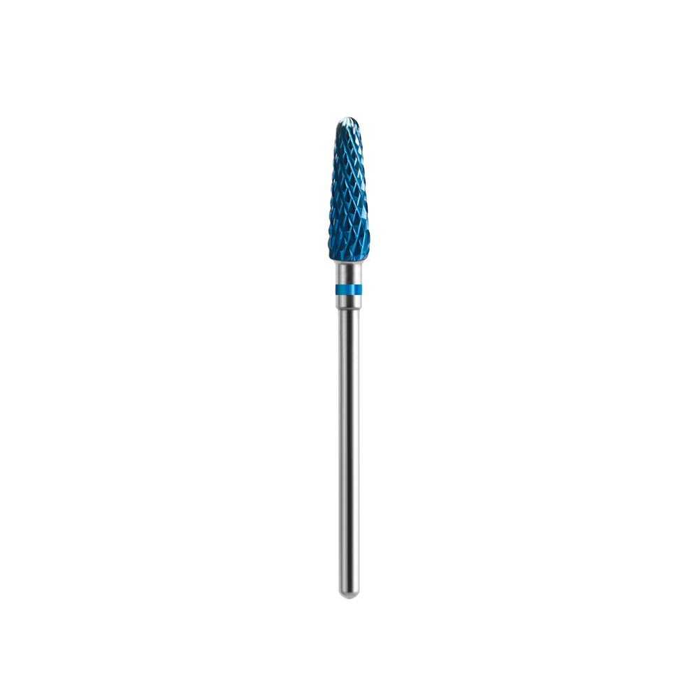 Exo cutter hard blue straight cone 01 — front view