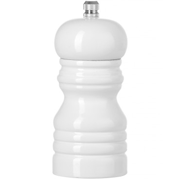 Um moedor para o sal de madeira de moagem no branco. 50 x 113 mm - Hendi 469613