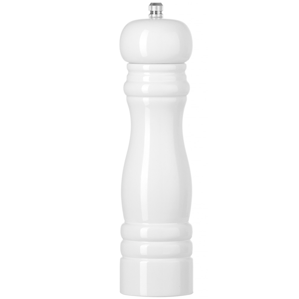 Bruska pro broušení dřevěné soli na bílém pozadí. 55 x 215 mm - Hendi 469606