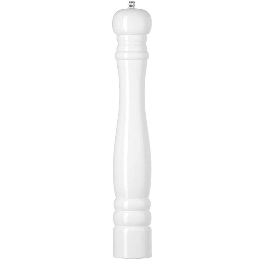 Um moedor para o sal de madeira de moagem no branco. 65 x 415 mm - Hendi 469583