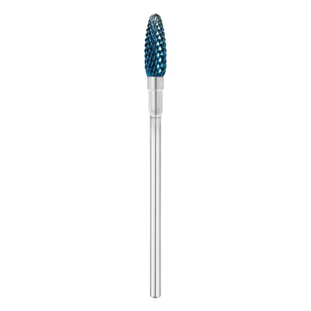 EXO Exo Cutter Hard Blue Cone 02 körömreszelő fej twist & lock gépekhez — elölnézet