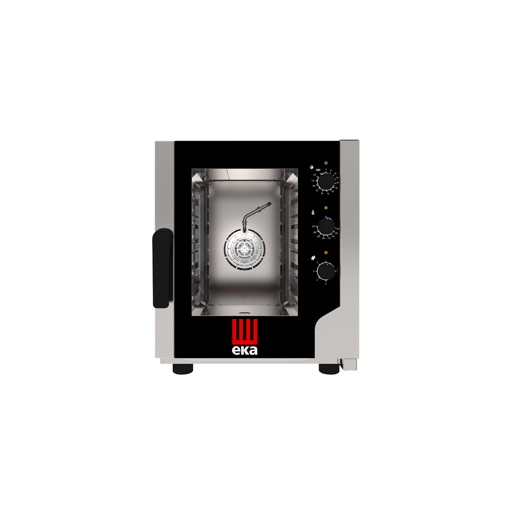 Fornalha de convecção de vapor elétrico 5 x GN 2/3 3.2 KW
