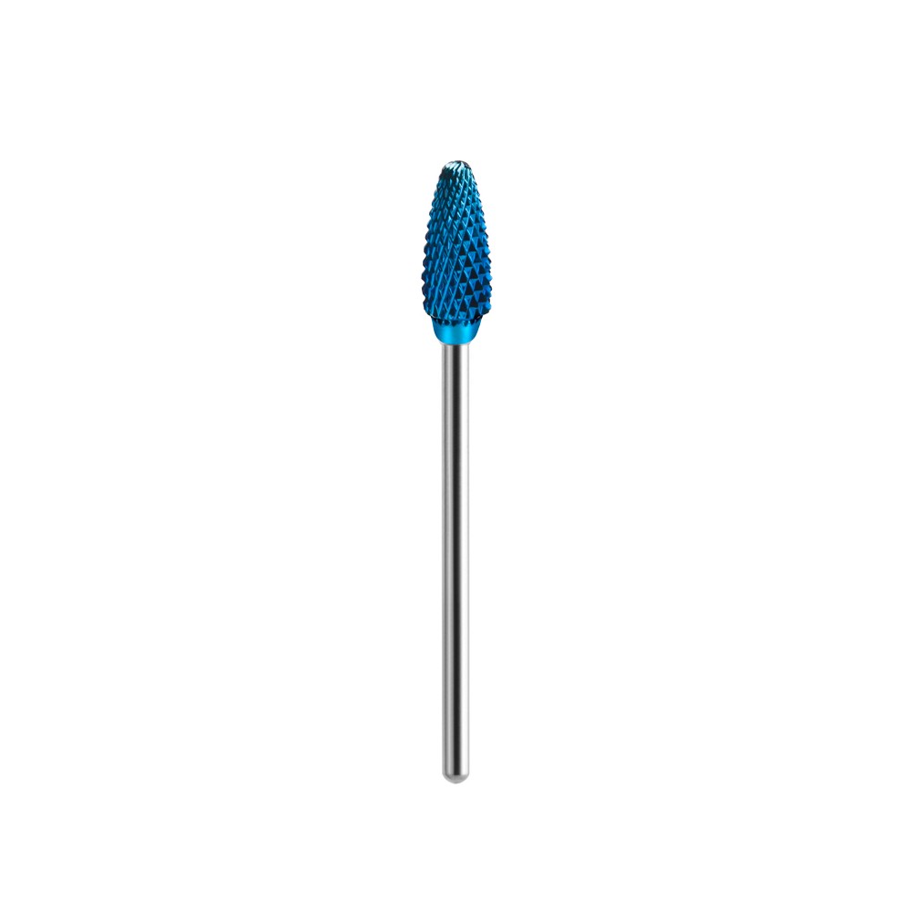 Cutter Exo en cône dur bleu 05 — vue de face