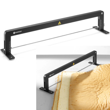 Viu Faca de Café Slicer ajustável para corte de biscoito - Hendi 400098