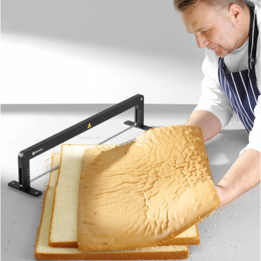 Viu Faca de Café Slicer ajustável para corte de biscoito - Hendi 400098