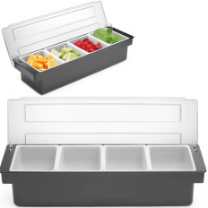 Barmain Container Organizer op accessoires voor drankjes Cocktails - 4 cartridges