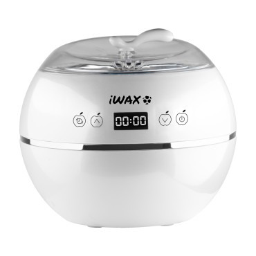 iWax grelec za vosek, 500 ml pločevinka, 100 W, bel — sprednji pogled