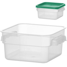 Voedselcontainer voor het opslaan van voedsel met een schaal 1,9 l 190 x 190 x 95 mm - Hendi 870907